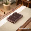 Bandeja de té de madera maciza de palo de rosa modelo nuevo 2024 bandeja de almacenamiento de agua para el hogar mesa de té pequeña seca de madera para sala de estar