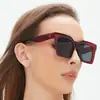 Estilo Ins Europeo y Americano Nuevo Estilo Gafas de Sol para Mujer Moda Tendencia Mismo Estilo que las Celebridades de Internet Gafas de Sol para Cara Grande Adelgazantes