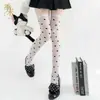 Atractivo Semi-Dulce Deseo Puro Calcetines Largos de Terciopelo con Lunares Hasta la Rodilla Estudiante JK Medias Sexy para Chica Picante Mujer 5144