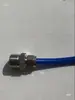 Conexão rápida de aço inoxidável M18x1,5-6x8, com rosca externa M18x1,5, para conectar a um tubo de PU de 6mm de diâmetro interno e 8mm de diâmetro externo