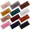 Nueva banda para el cabello de ala ancha, antideslizante, elástica, absorbente del sudor, suave, para maquillaje, para yoga