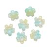 Contas esmaltadas de flor de cerejeira com gradiente colorido acessórios de contas acessórios DIY feitos à mão contas espaçadoras para pulseira pulseira contas soltas atacado