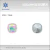 Rhinestones Cuadrados de Cristal K9 Corte Antiguo de 10 mm de Wuzhou, Base Puntiaguda, Forma Irregular, Decoraciones para Uñas, Rhinestones Portátiles para Uñas