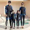 Nuevo Traje de Buceo de Pareja Padre-Hijo Coreano Traje de Baño para Mujer de Manga Larga Traje de Medusa Secado Rápido Adelgazante Traje de Surfista Traje de Baño para Snorkel