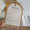 Cartões de Exibição para Nail Art em Papel Estilo Ins, Unhas Wearable Maillard, Cartões de Embalagem Espessos à Prova de Poeira para Salões de Unhas, Atacado