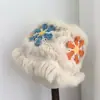 Nuevo Sombrero de Pelo de Conejo Despertar del León de Alta Calidad 2025 para Mujer Otoño e Invierno Cálido Protección para las Orejas Sombrero de Felpa Sombrero de Cabeza de Tigre Lana Tejida