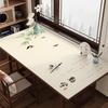 Novo Tapete de Mesa Estilo Chinês Toalha de Mesa Caligrafia Estilo Chinês Impermeável e à Prova de Óleo Tapete Especial de Proteção de Desktop para Estudo e Escrita de Estudantes