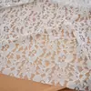 Tela de Encaje de Malla Blanca Cortina Tela de Fondo para Fotos de Boda Mesa de Comedor Vestido Ropa