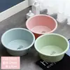 Bacia de Lavar Profunda Bacia de Plástico Doméstica Bacia para Artigos de Higiene Pessoal Bacia Pequena Média Grande Bacia para Lavar os Pés Bacia Espessa para Lavar Roupa Atacado