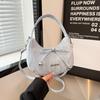 Bolsa Feminina da Moda com Laço para Axila Nova Bolsa de Mão Simples Casual Versátil Bolsa de Ombro Bolsa Commuter de Alto Nível