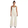 Conjunto de roupas fitness transfronteiriço, conjunto de colete esportivo color block de secagem rápida, conjunto de calças retas soltas para corrida ao ar livre, yoga e fitness