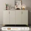 Armário de entrada estilo creme para sapatos para casa 2026 novo item popular armário de entrada contra a parede corredor hall de entrada sapateira à prova de poeira