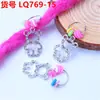 Peluca Trenza Anillo para el Cabello Anillo para el Cabello Tocado Hecho a Mano DIY Accesorios para el Cabello Aleación Retro Diamante Oso Agujero Grande Colgante Pequeño