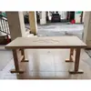 Mesa de Té Blanca Lisa Silla Combinación Integrada Estilo Antiguo Chino Simple Mesa de Té de Madera Maciza Juego de Té Mesa Estación de Preparación de Té