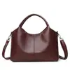 Bolsa de Mão Vintage Nova 2026, Bolsa Tote Patchwork Elegante e Simples, Bolsa Versátil de Ombro e Transversal para Mães de Meia-Idade
