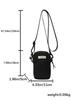 Bolso de hombro de moda, bolso de nailon para hombre, bolso cruzado de marca de moda, estilo coreano, bolso para teléfono móvil de mujer, bolso pequeño Dopamine para chicas, nuevo