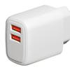 Cargador estándar británico 5V2A doble puerto doble USB Hong Kong teléfono móvil tableta 5V2.1A cabezal de carga adaptador de corriente USB