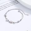 Pulseira de Garra de Gato em Prata de Lei 925 Feminina Verão 2022 Nova Simples Versátil Pulseira de Contas Foscas Personalidade Pulseira Elegante Joia