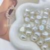 Perlas artificiales barrocas acrílicas de color brillante, cuentas sueltas de formas especiales, accesorios hechos a mano, material de bricolaje