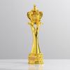 Trofeo de Cristal de Resina Creativa Premios de Producción Más Vendidos Premios de Competición Deportiva Recuerdos de Reunión Anual de Empresa Chapado en Oro