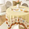 Toalha de Mesa com Tema de Estrelas de Desenho Animado 2026 Novo Modelo Impermeável à Prova de Óleo Lavável Resistente ao Calor Jogo Americano Mesa Redonda Mesa de Centro Toalha de Mesa