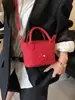 Bolso Cubo Estampado de Pony Lindo Transfronterizo Dibujos Animados Moda Versátil Bolso para Mujer Nicho de Alta Gama Bolso de Hombro Cruzado