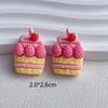 Lindas bolas rosas Bibi accesorios de resina diy creativo carcasa de teléfono móvil accesorios para el cabello taza de agua papelería material para colgar venta al por mayor