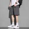 Pantalones Cortos Deportivos Finos de Verano para Hombre, Sueltos y Transpirables de Seda de Hielo, Pantalones Casuales Nuevos hasta la Rodilla para Comercio Transfronterizo