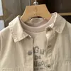 Ropa para Bebé, Ropa de Otoño, Traje para Bebé Niño, Camisa, Chaqueta, Estilo Nuevo, Bebé de Un Año, Conjunto Elegante de Tres Piezas para Primavera y Otoño