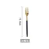 Juego de Vajilla Estilo Occidental Xujia para Uso Doméstico, Cuchillo, Tenedor y Cuchara de Acero Inoxidable con Mango de Cerámica Colorido Estilo Occidental para Filete y Postre