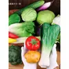 Simulación modelo de verdura y fruta falso verduras verdes pimiento rojo espuma plástica maíz rábano calabaza adornos decorativos accesorios