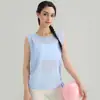 Nuevo Chaleco Deportivo Cubre-Yoga con Cordón, Hilo de Bambú Semitransparente, Top de Secado Rápido para Correr y Entrenamiento de Fitness para Mujeres