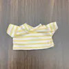 Muñeca Linda 10cm Rayada de Manga Corta Ropa para Muñeca Vestir Muñeca 17cm Ropa Pequeños Accesorios Gato Kt Venta al por Mayor