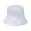 Chapéu de Pescador Quente de Pelúcia de Pelo Novo Tendência Outono e Inverno Amazon Transfronteiriço Chapéu Bucket Liso de Cor Sólida para Mulheres 2026