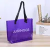 Bolsa de Mão em PVC com Laser Cor Mágica Universal TPU Bolsa de Compras Colorida Bolsa de Gelatina Conjunto Bolsa Arco-Íris Bolsa de Presente de Celebridade da Internet