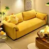 Sofá de oficina con orejas de elefante, sofá de tela perezoso para sala de estar en casa, sofá simple moderno para espacios pequeños