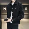 Chaqueta para Hombre 2024 Nueva Elegante de Moda Marca Cuello Solapa Nicho Moda de Primavera Abrigo Chaqueta de Moda para Hombre