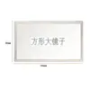 Espejo de Maquillaje para Parasol de Coche, Doble Uso para el Hogar y el Coche, Espejo Retrovisor Auxiliar para Ventana del Coche, Acero Inoxidable de Alta Definición, Belleza en el Coche