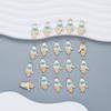 Nuevo Colgante Personalizado Ojo del Diablo de Amazon Joyería Hecha a Mano DIY Accesorios de Aleación Modelo de Pareja Fabricante Mayorista
