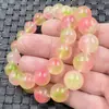 Pulsera de Jade Pulsera de Cuentas de Durazno Jade Flor de Durazno Pulsera de 14 mm Pulsera de Cuarzo Piedra de Jade Pulsera de Jade