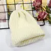 Chapéu de Malha Leve com Stretch Quente Estilo Coreano 2023 Versátil Simples Chapéu de Lã Moda Feminina Cor Sólida Outono e Inverno Masculino