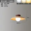 Lámpara de techo para entrada de puerta silenciosa estilo japonés, lámpara simple para pasillo, lámpara de techo creativa de personalidad retro para balcón