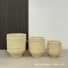 Macetas de Óxido de Magnesio de Pie para Plantar Flores, Patio de Casa, Decoración Suave para el Hogar Interior y Exterior, Arreglo Floral, Paisaje de Decoración con Plantas Verdes para Centros Comerciales