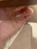 El Popular Collar de Corazón de Limón Amarillo Diamante Corazón Pequeño de Xiaohongshu es Sencillo, para el Día a Día, Versátil, de Alta Gama, Lujo Accesible y Diseño de Nicho