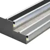 Moldura de Borde en Forma de F Peldaño de Escalera Protector de Esquina Anticolisión Ranura para Baldosa de Piso Perfil de Aluminio Peldaño Tira de Luz de Borde Luminosa Tira de Luz