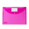 Tranbo/full standard plus extra grosso saco de encaixe para documentos teste de papel saco de dados transparente cor sólida saco de documentos LOGO