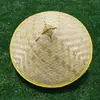 Los fabricantes suministran sombreros de bambú para la pesca al aire libre en verano, protección solar, sombreros de paja de ala ancha y sombreros de agricultor de tres hojas