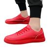 Zapatos blancos de verano y otoño para estudiantes, zapatos deportivos casuales de cuero para hombres, zapatos para correr, zapatos de viaje y patinetas para estudiantes.