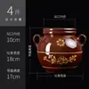 Tanque de aceite de cerámica suministros de cocina frasco de aceite para el hogar olla de aceite de barro resistente a altas temperaturas frasco de manteca frasco de sal cubo de arroz contenedor de arroz