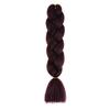 Fábrica venta al por mayor monocromática trenza grande fibra química seda de alta temperatura trenza sucia peluca trenza de cabello trenzado de cabello